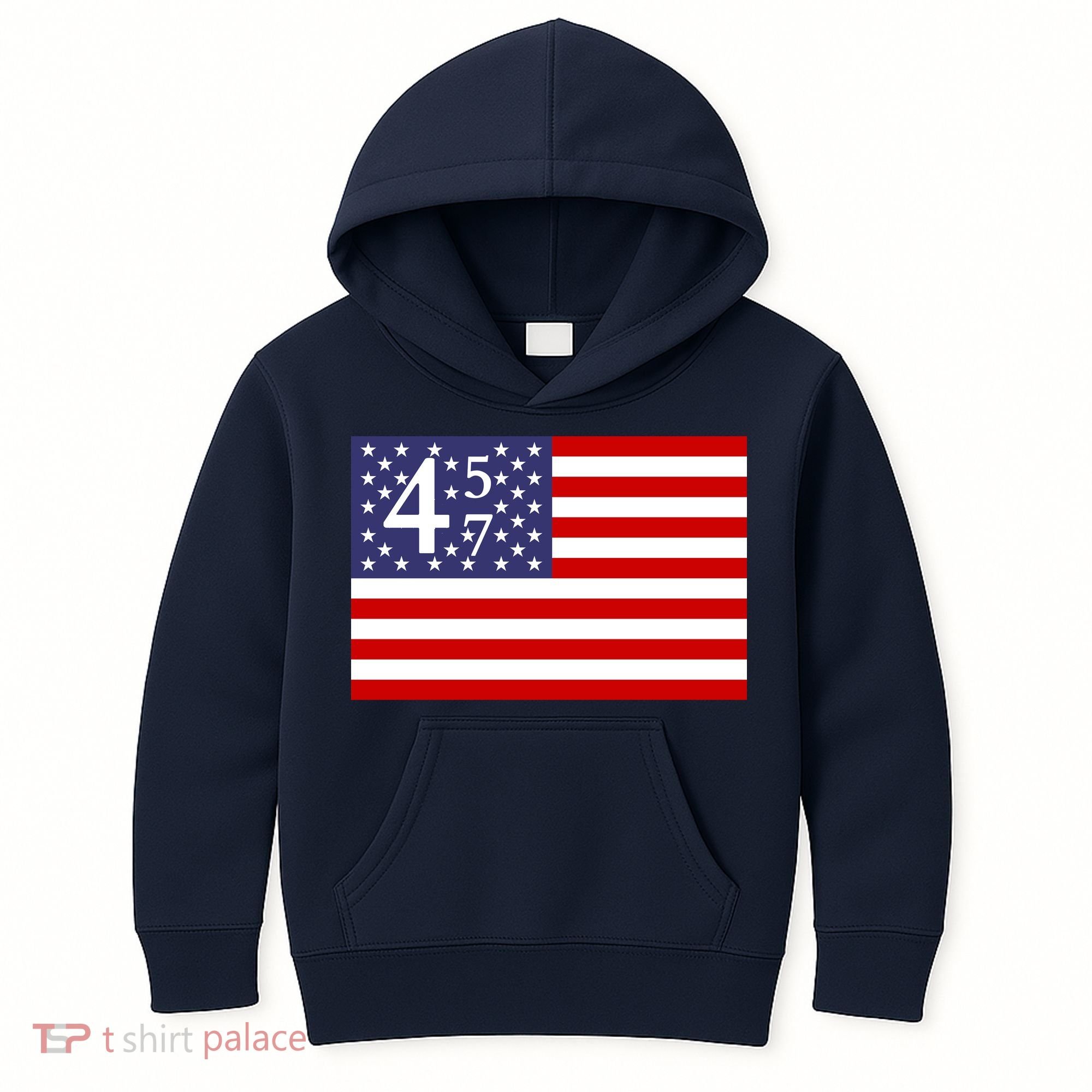 Donald Trump 45 47 Political Kids Hoodie