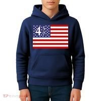 Donald Trump 45 47 Political Kids Hoodie thumb 4