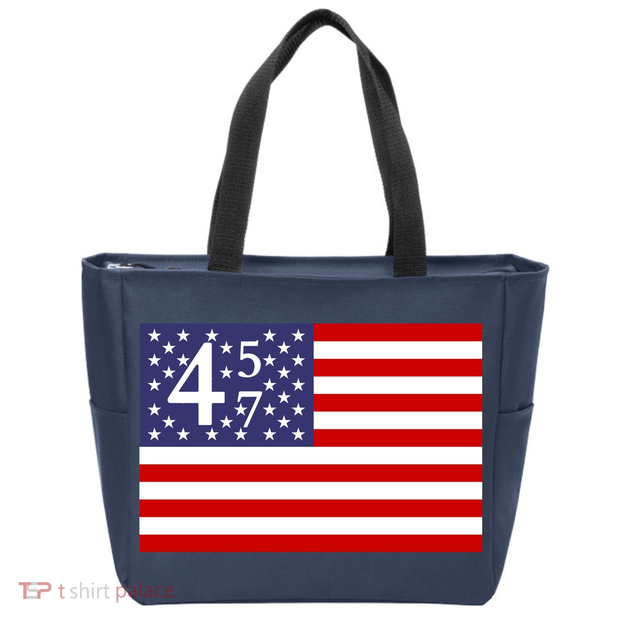 Donald Trump 45 47 Political Tote Bag
