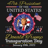 Donald Trump 47th President Inauguration 2025 Bucket Hat thumb 4