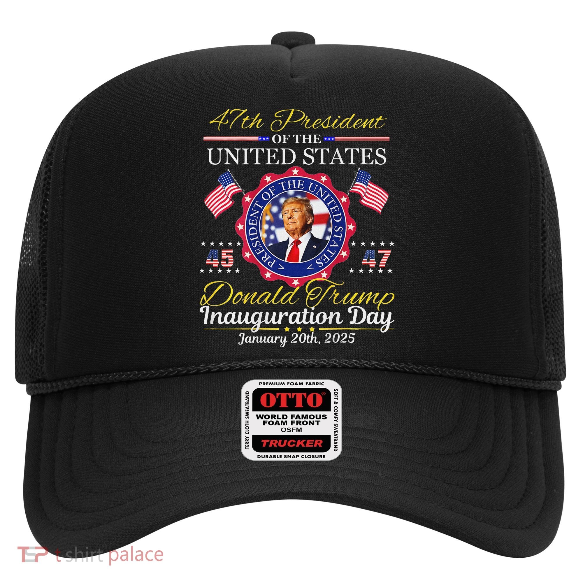 Donald Trump 47th President Inauguration 2025 Hat