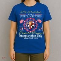 Donald Trump 47th President Inauguration 2025 T-Shirt thumb 4