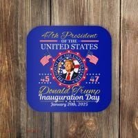 Donald Trump 47th President Inauguration 2025 Coaster thumb 0