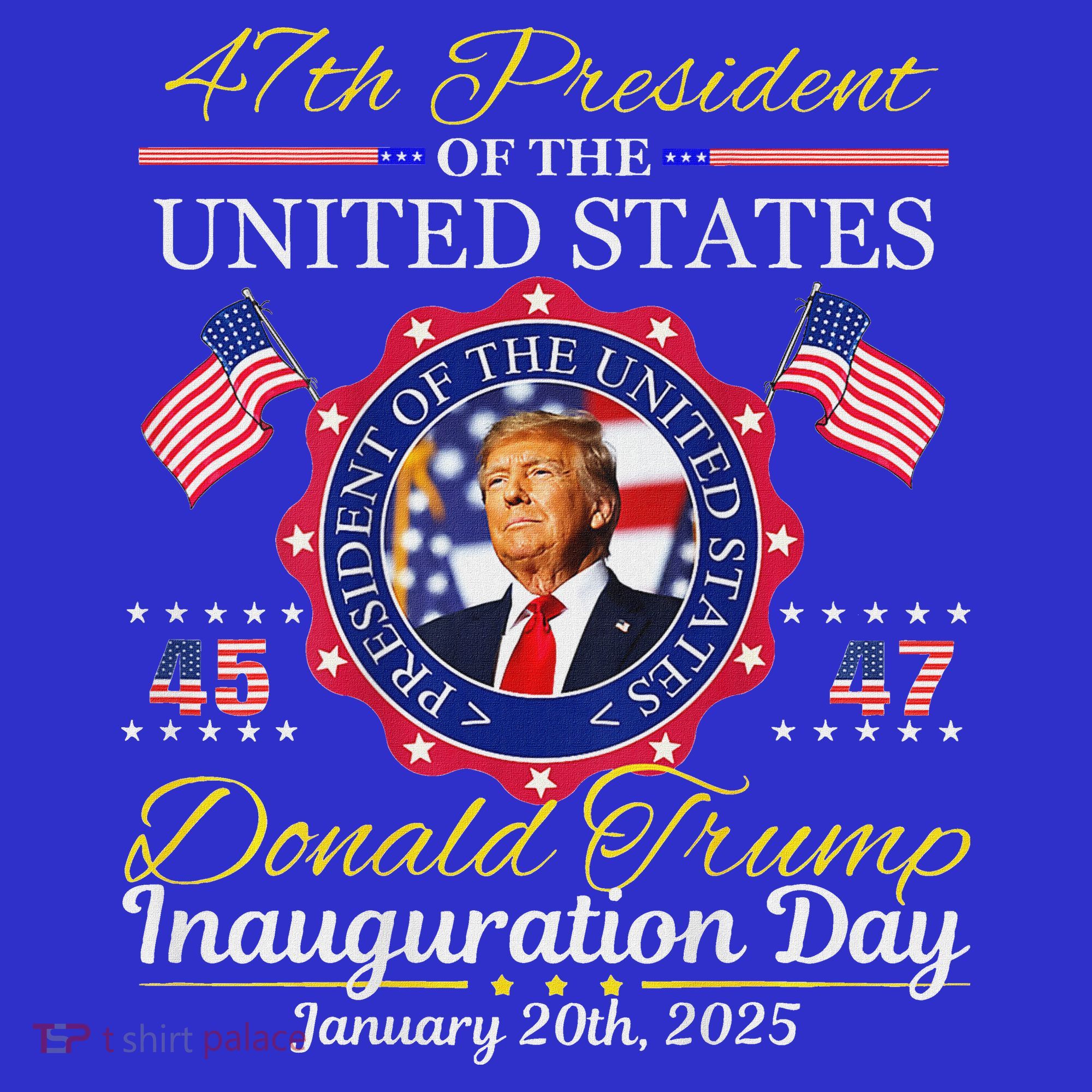 Donald Trump 47th President Inauguration 2025 Polo