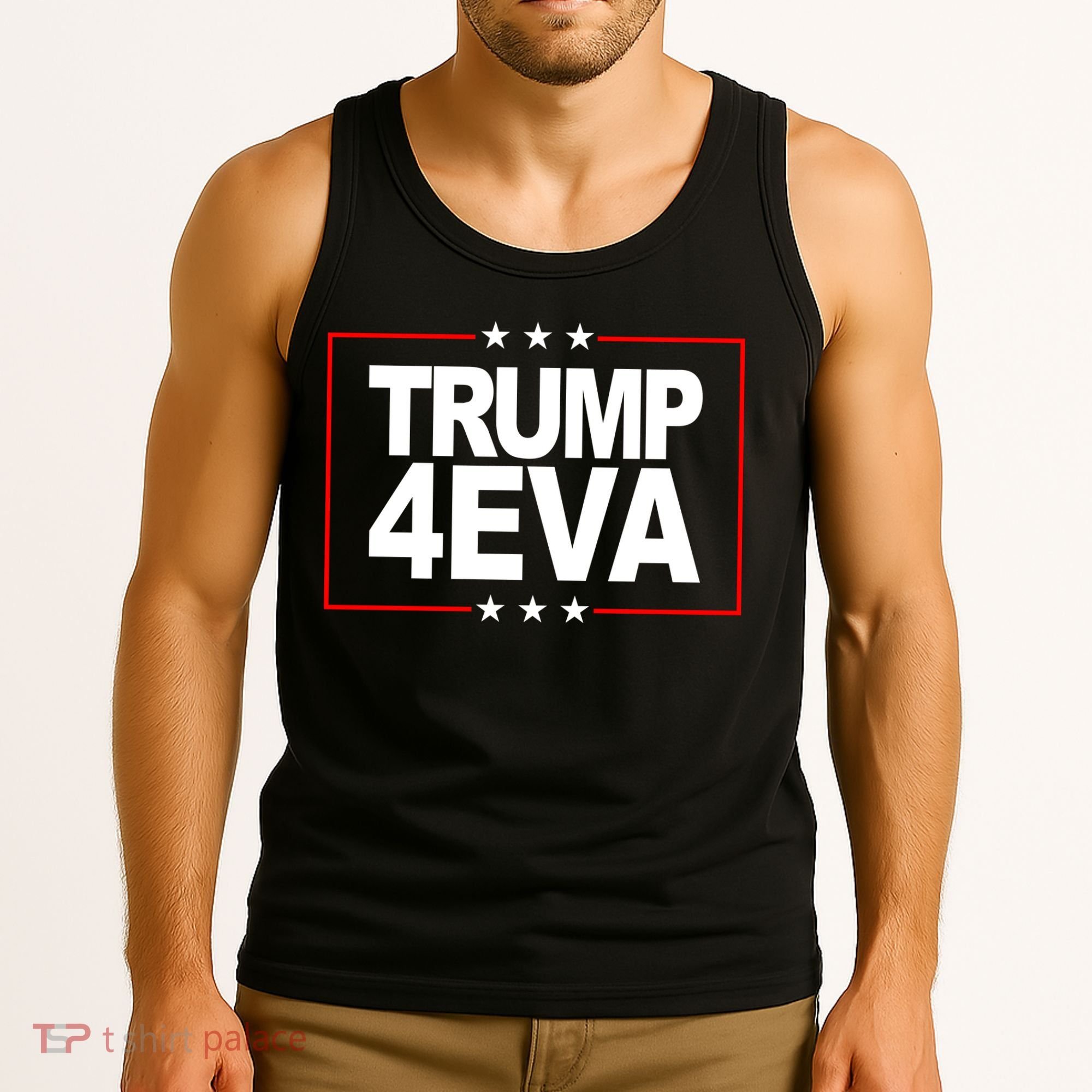 Donald Trump 4EVA 2028 Forever Tank Top