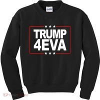 Donald Trump 4EVA 2028 Forever Kids Sweatshirt thumb 0