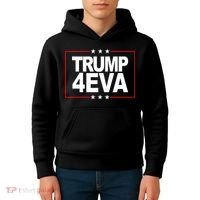 Donald Trump 4EVA 2028 Forever Kids Hoodie thumb 4