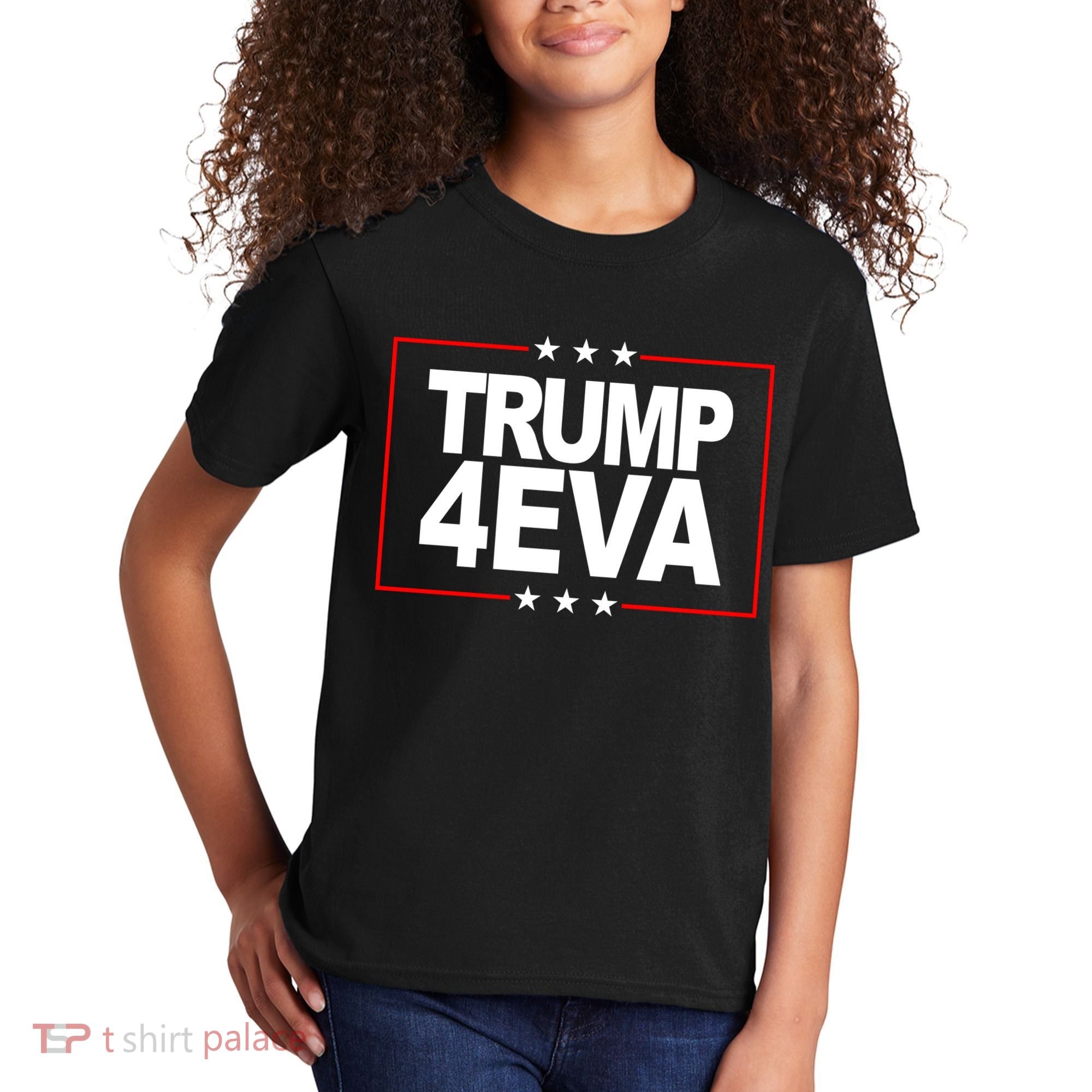 Donald Trump 4EVA 2028 Forever Kids T-Shirt