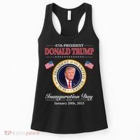 Donald Trump 47th President Inauguration 2025 Supporters Women's Tank Top thumb 0