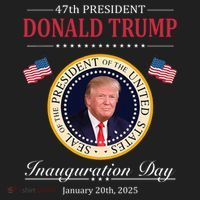 Donald Trump 4th President Inauguration Day 7 Panel Mesh Trucker Snapback Hat thumb 2