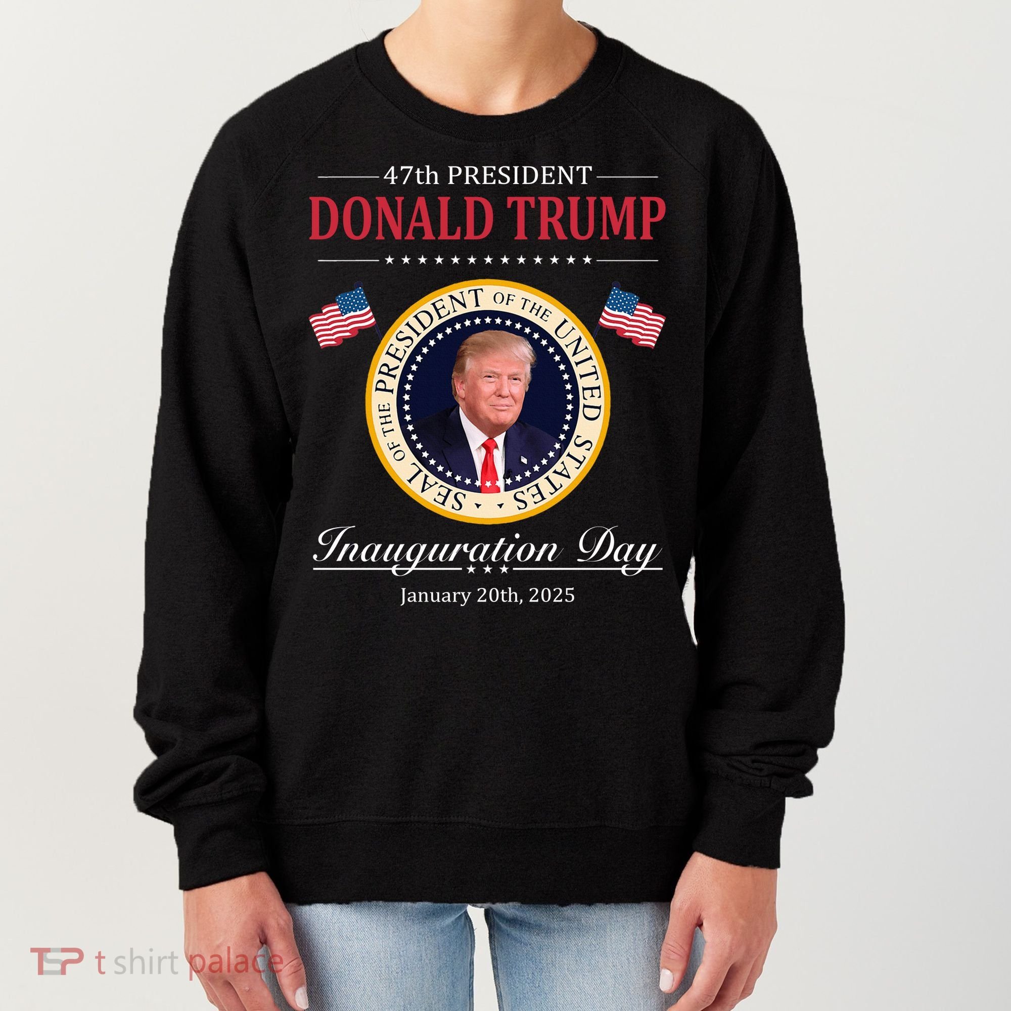 Donald Trump 4th President Inauguration Day Women's Sweatshirt