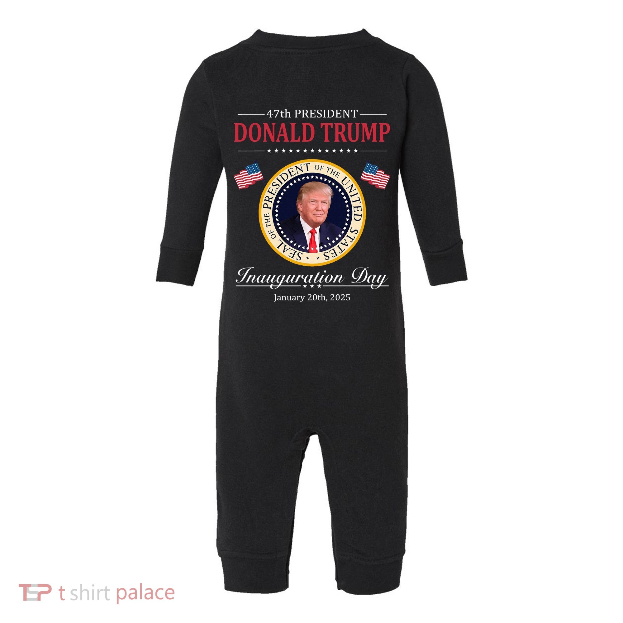 Donald Trump 4th President Inauguration Day Infant Fleece One Piece