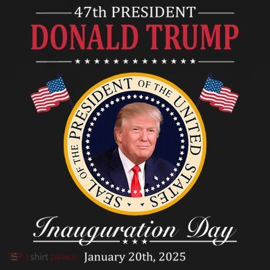 Donald Trump 4th President Inauguration Day Tall Sweatshirt