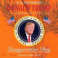 Donald Trump 4th President Inauguration Day Kati Licensed 12" Camo Cuffed Beanie thumb 2