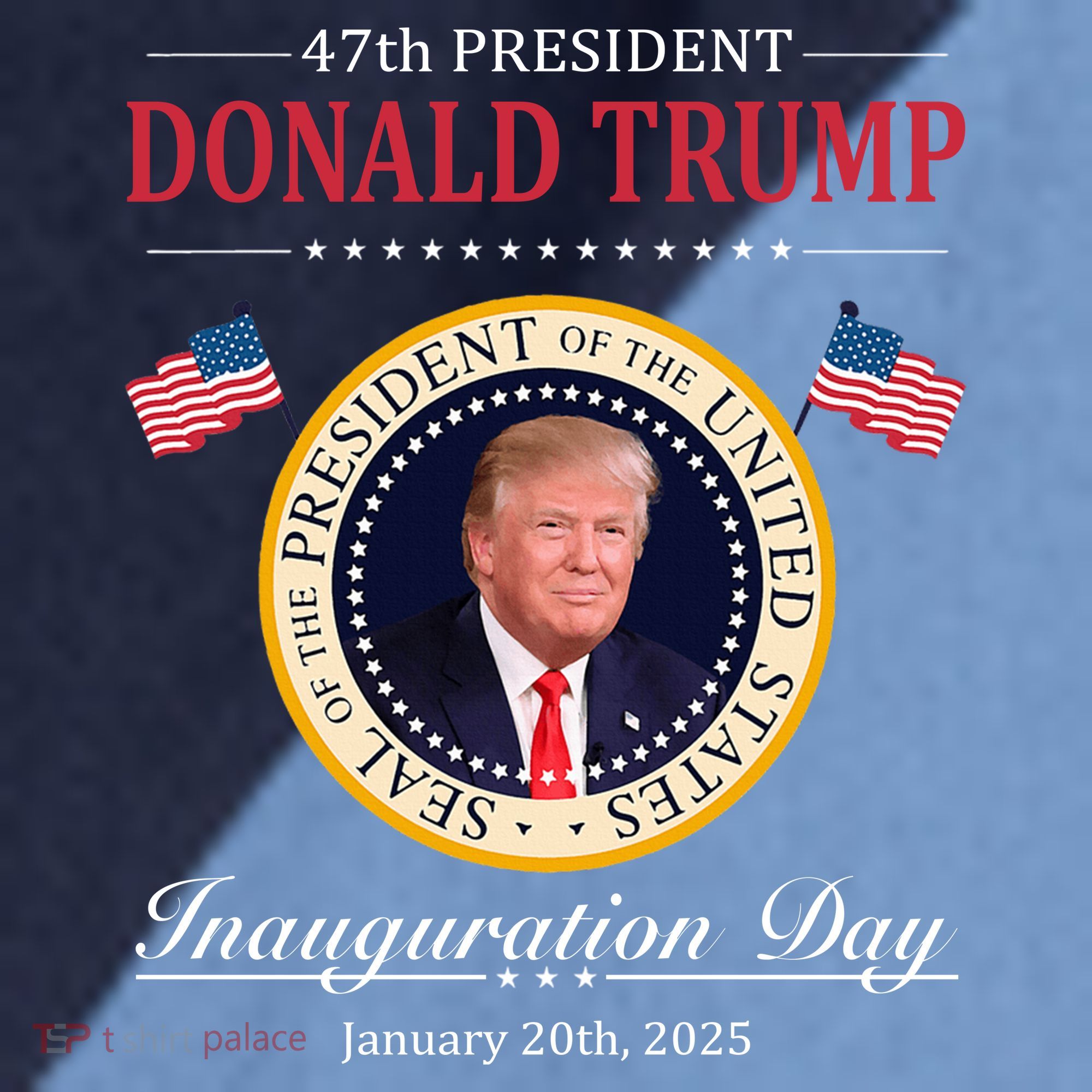 Donald Trump 4th President Inauguration Day Raglan Baseball Sleeve Shirt