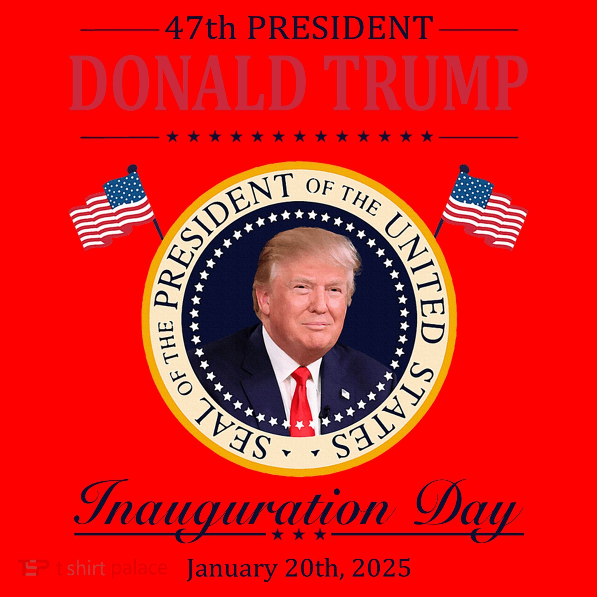 Donald Trump 4th President Inauguration Day Santa Hat