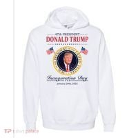 Donald Trump 4th President Inauguration Day Comfort Colors Garment-Dyed Hooded Sweatshirt thumb 0