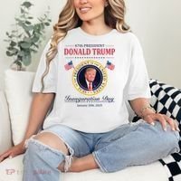 Donald Trump 4th President Inauguration Day Comfort Colors T-Shirt thumb 2