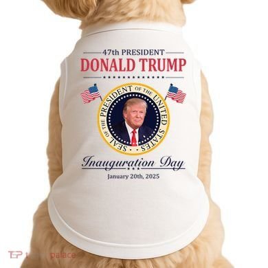 Donald Trump 4th President Inauguration Day Doggie Tank