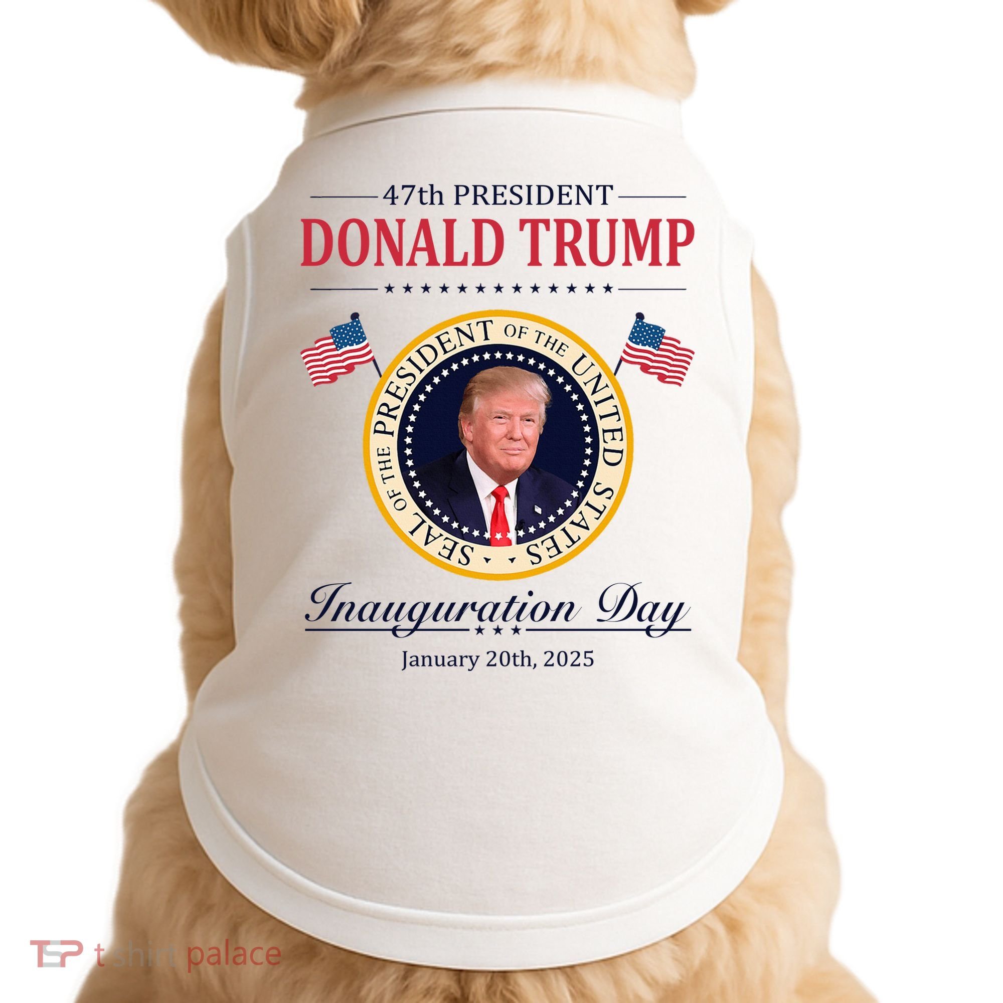 Donald Trump 4th President Inauguration Day Doggie Tank