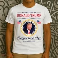 Donald Trump 4th President Inauguration Day T-Shirt thumb 3