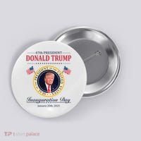 Donald Trump 4th President Inauguration Day Button thumb 0