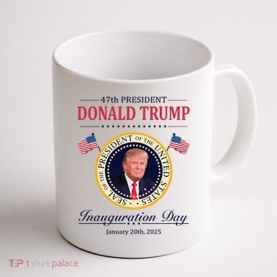 Donald Trump 4th President Inauguration Day Coffee Mug back
