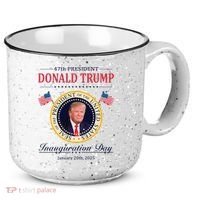 Donald Trump 4th President Inauguration Day 15oz Campfire Ceramic Mug thumb 0