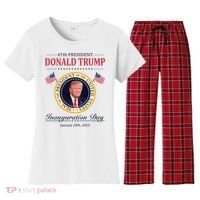 Donald Trump 4th President Inauguration Day Women's Flannel Pajama Set thumb 0