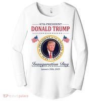 Donald Trump 4th President Inauguration Day Women's Perfect Tri Tunic Long Sleeve Shirt thumb 0