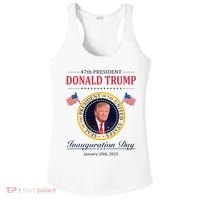 Donald Trump 4th President Inauguration Day Ladies PosiCharge Competitor Racerback Tank thumb 0
