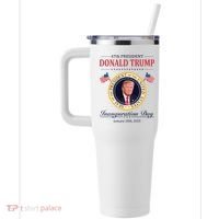 Donald Trump 4th President Inauguration Day 40oz Vacuum Insulated Stainless Steel Travel Tumbler thumb 2