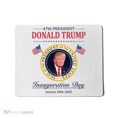 Donald Trump 4th President Inauguration Day Mousepad