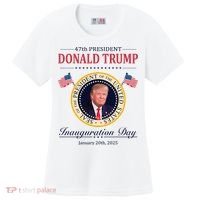 Donald Trump 4th President Inauguration Day Women's Cooling Performance Crew T-Shirt thumb 0