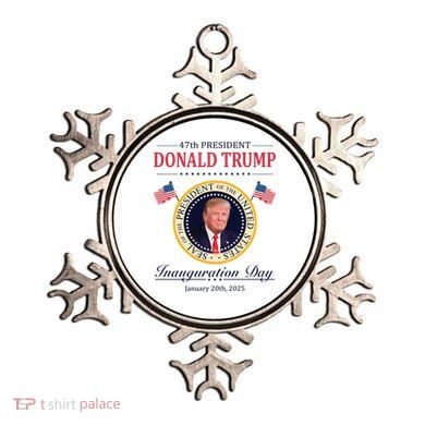 Donald Trump 4th President Inauguration Day Ornament