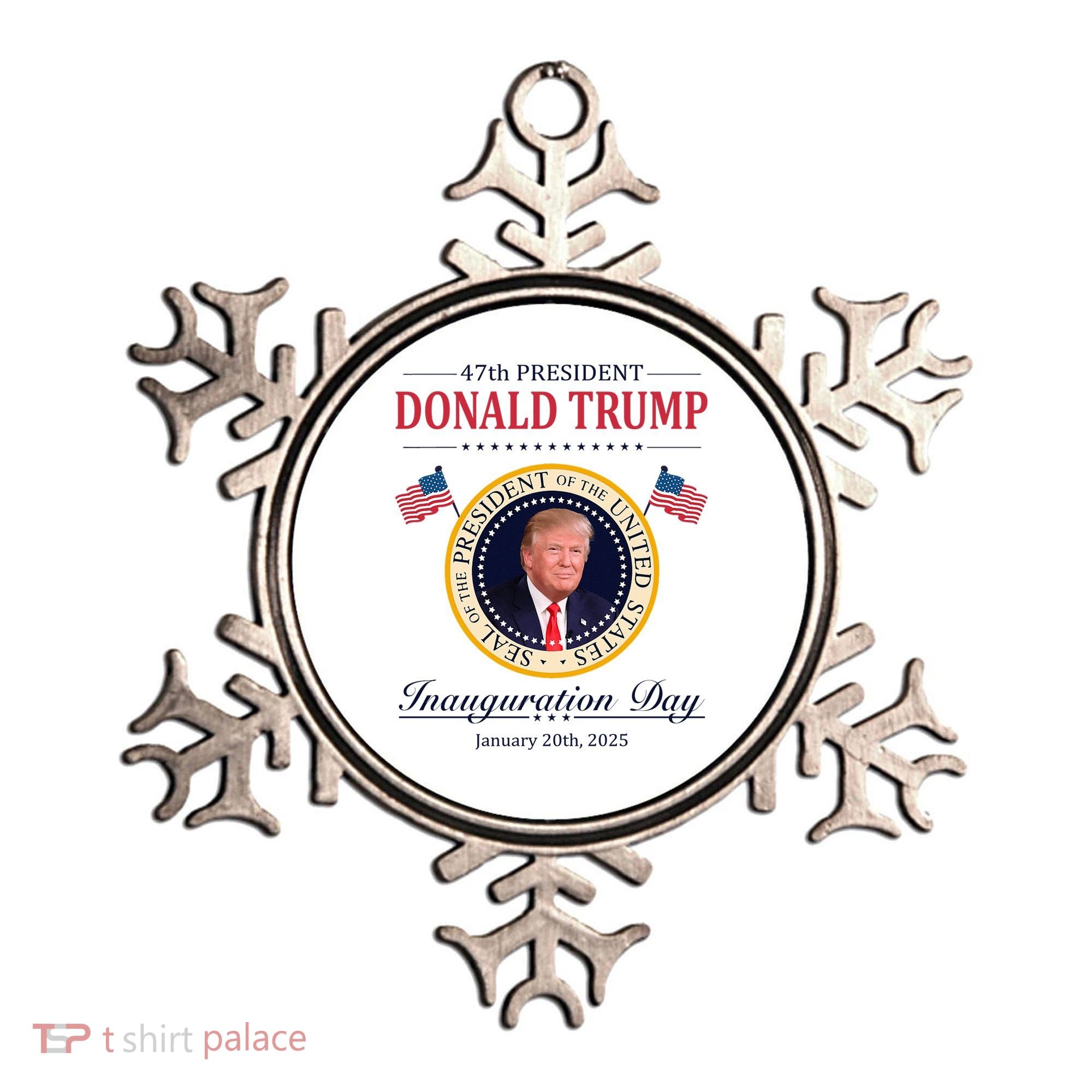 Donald Trump 4th President Inauguration Day Ornament