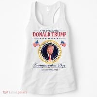 Donald Trump 4th President Inauguration Day Women's Tank Top thumb 0