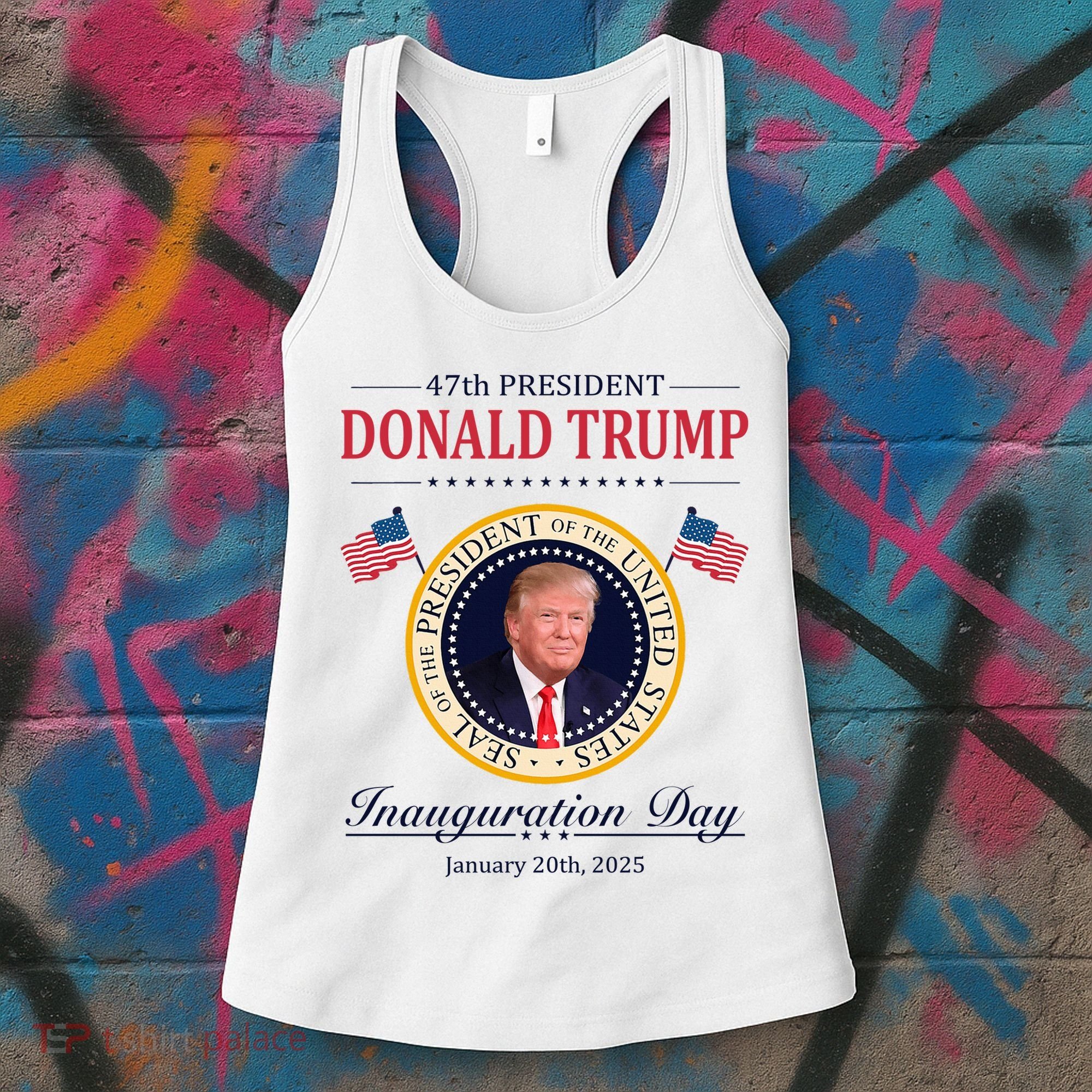 Donald Trump 4th President Inauguration Day Women's Tank Top