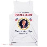 Donald Trump 4th President Inauguration Day Tank Top thumb 0