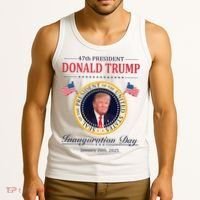 Donald Trump 4th President Inauguration Day Tank Top thumb 3