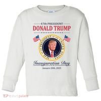 Donald Trump 4th President Inauguration Day Toddler Long Sleeve Shirt thumb 0