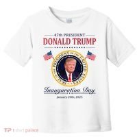 Donald Trump 4th President Inauguration Day Toddler T-Shirt thumb 0