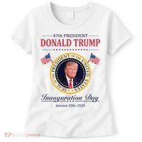 Donald Trump 4th President Inauguration Day Women's T-Shirt thumb 0