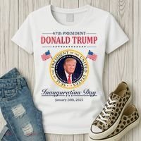 Donald Trump 4th President Inauguration Day Women's T-Shirt thumb 3