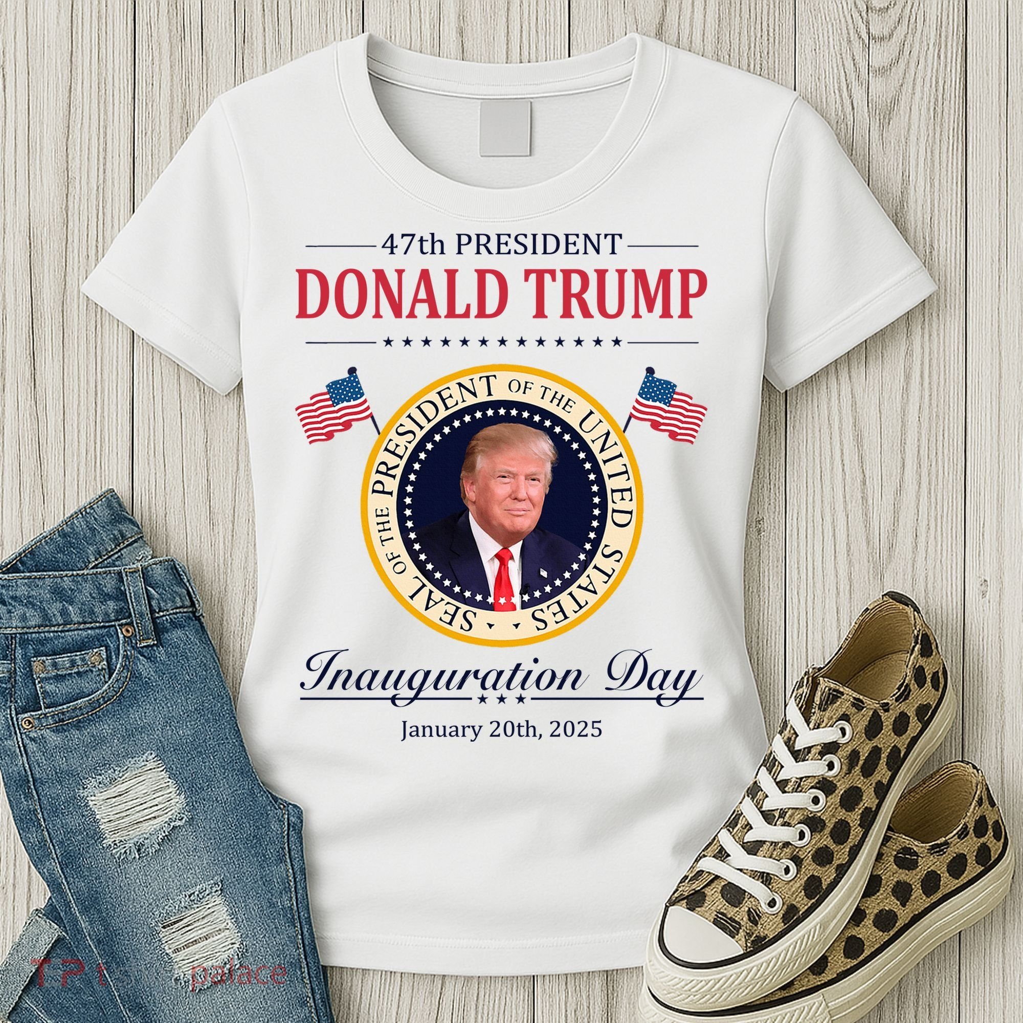 Donald Trump 4th President Inauguration Day Women's T-Shirt