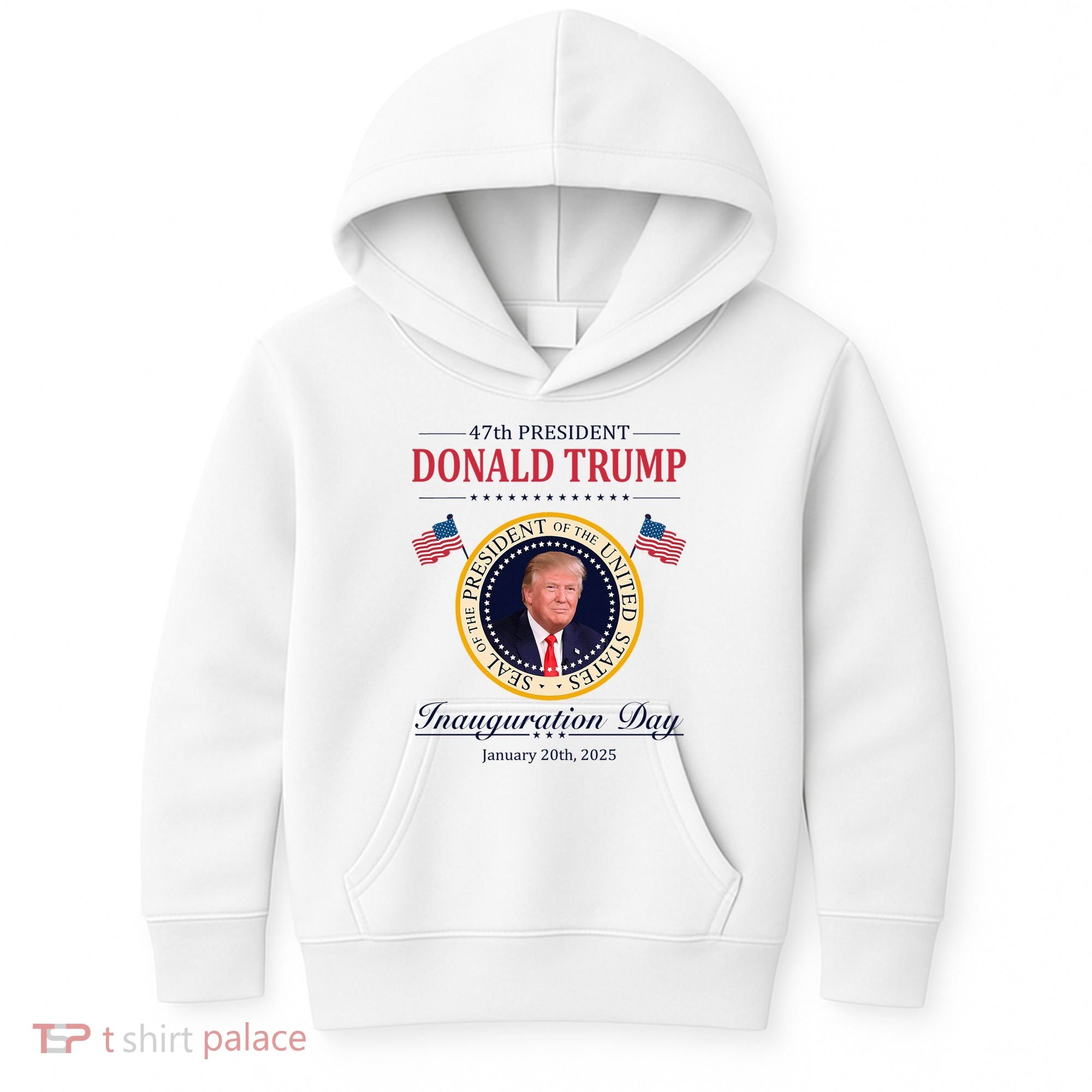 Donald Trump 4th President Inauguration Day Kids Hoodie