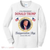Donald Trump 4th President Inauguration Day Kids Long Sleeve Shirt thumb 0