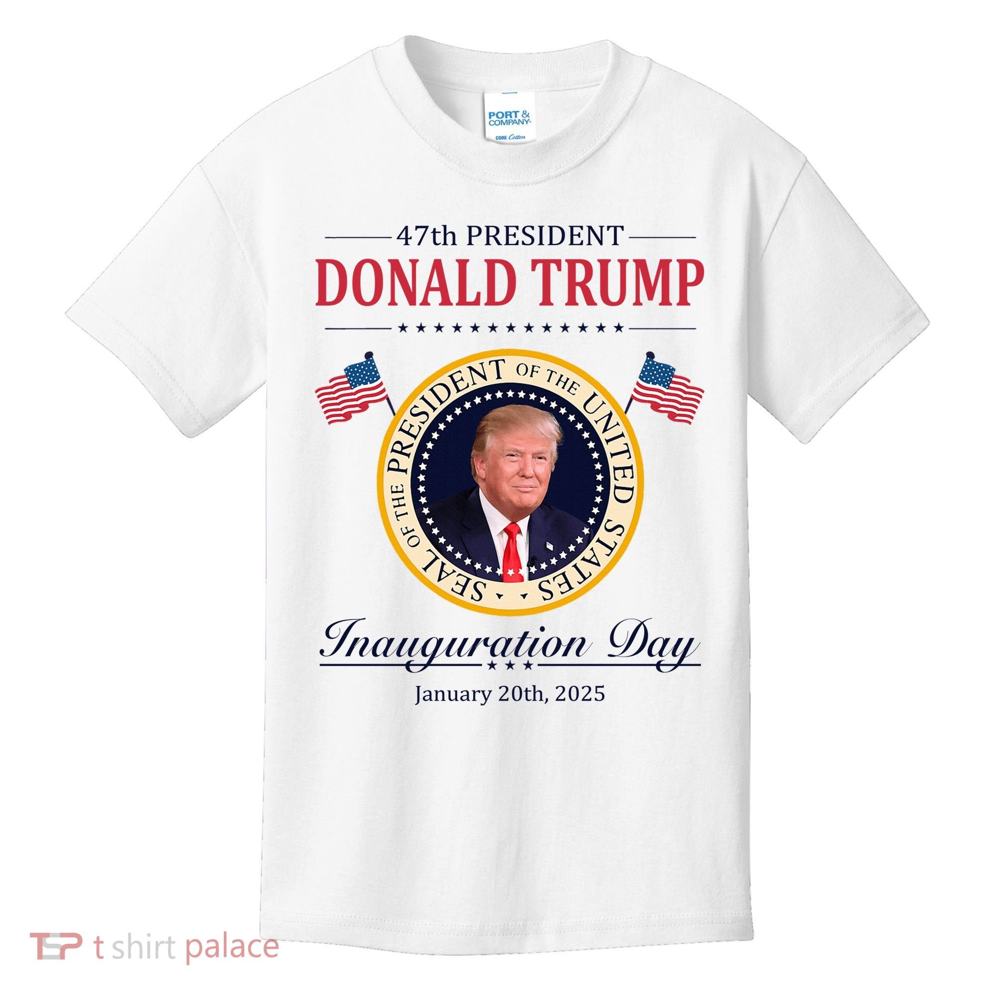 Donald Trump 4th President Inauguration Day Kids T-Shirt