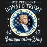 Donald Trump 47th President Inauguration 2025 Supporters Patriotic Youth Performance Sprint T-Shirt thumb 2