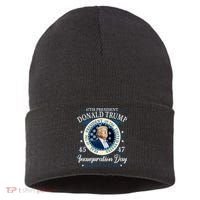 Donald Trump 47th President Inauguration 2025 Supporters Patriotic Sustainable Knit Beanie thumb 0